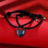 2Pcs/Set Love Magnetic Attracts Couple Bracelet Friendship Heart Pendant Faceted Charm Bangle Valentine'S Day Gift Jewelry