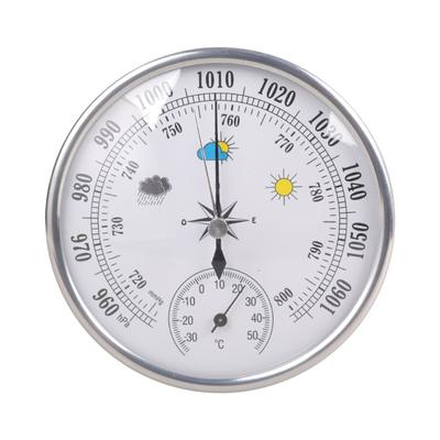 Metallkonstruktion Barometer Med Termometer Idealisk För Vandring Camping Och Vetenskaplig Forskning Bärbar