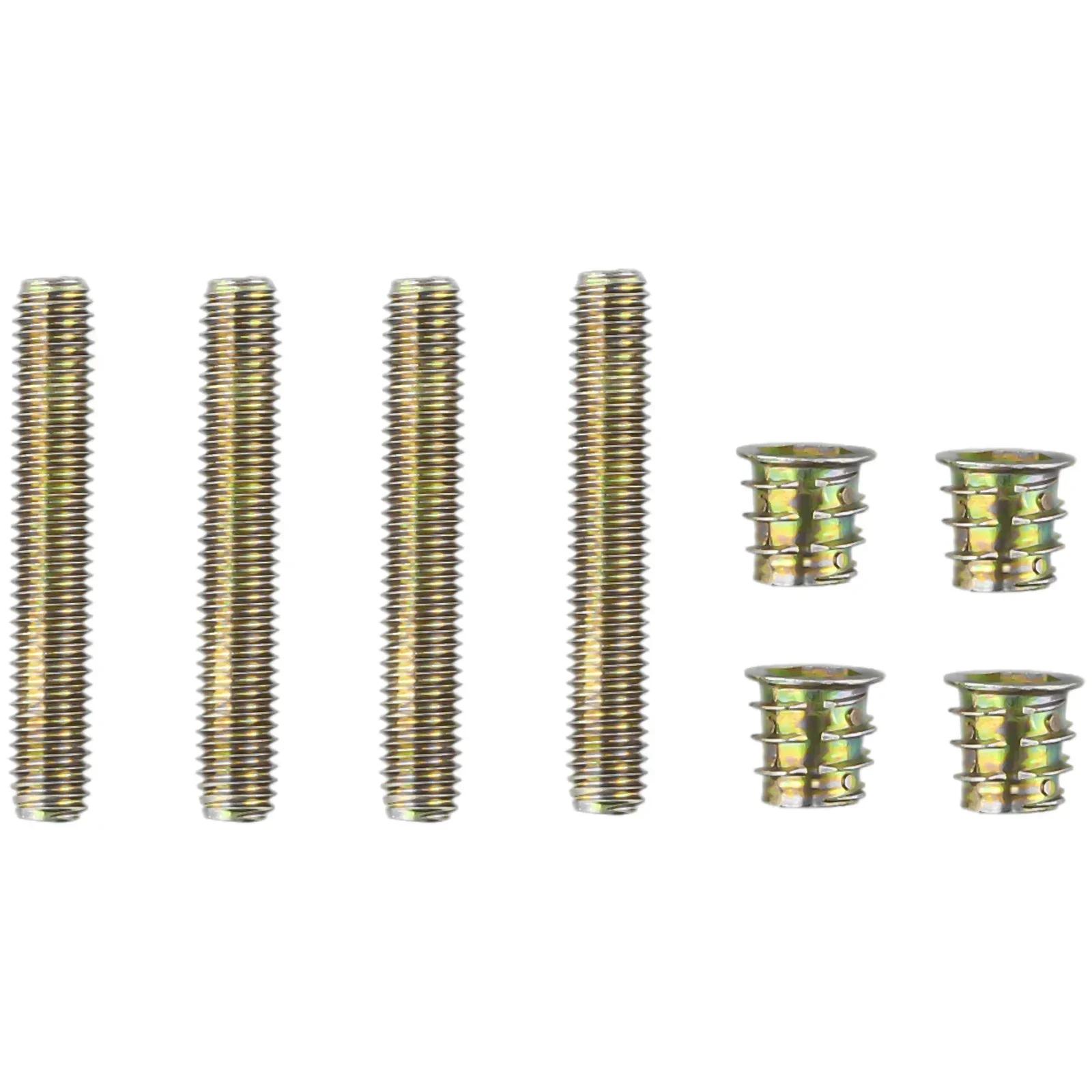 

4Pcs Wooden Table Sofa Leg Level Fixing Mounting Plates Iron Pads With Metal Dowel Screws For Securely Furniture Metal Connector China Mainland