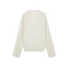 Less Women's Lambswool Cashmere Blend V-Neck Pullover Sweater