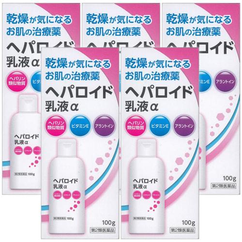 [Category 2 OTC drug] Heparoid Emulsion × 100g x 5