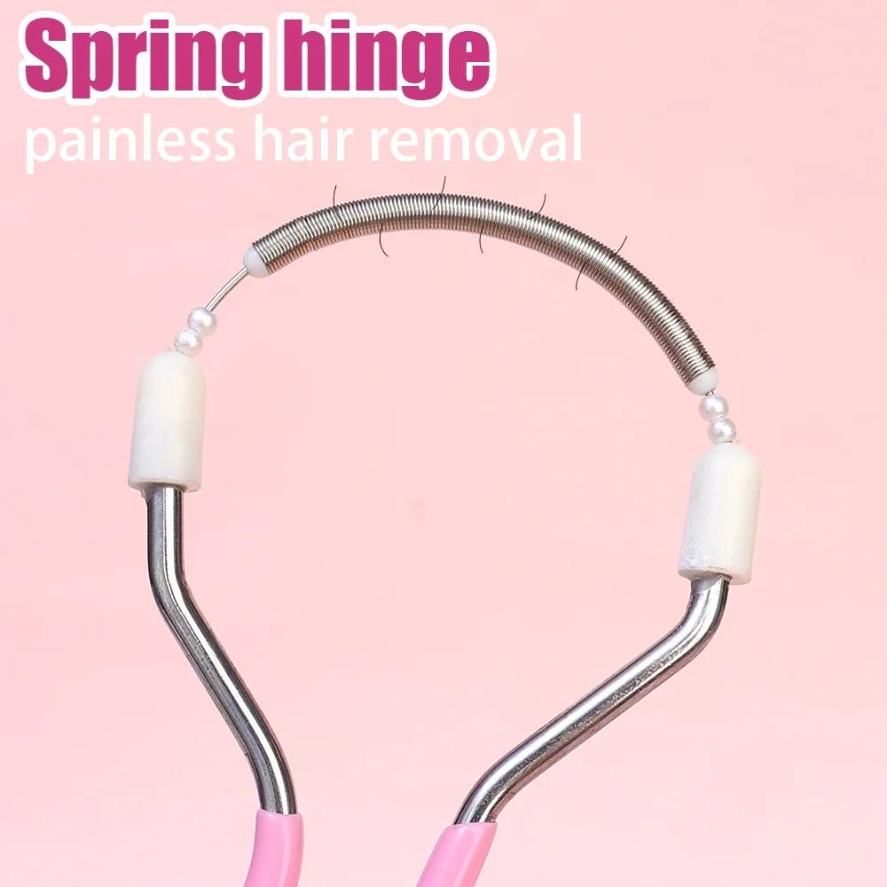 Gesichtsepilierer Feine Haare Flaumhaare Manuell Feder Gesichtsbehaarung Entfernung Schmerzlos Entfernen Unerwünschte Haare auf Oberlippe Kinn Hals Werkzeuge