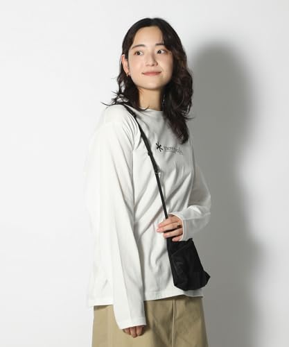 Snow Peak Soft Cotton Logo Long Sleeve T-Shirt, Size XS, White, SW-25SU401, Perfect for Festivals, Camping, and Outdoor Activities