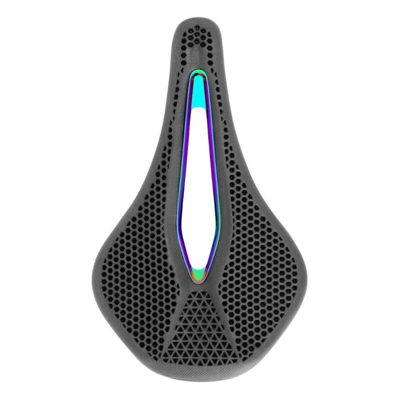 Comfortable Bike Seat Cushion Seat MTB City Bicycles Seat 3D Printed Waterproof Bicycles Saddle for Mountain Road Bikes