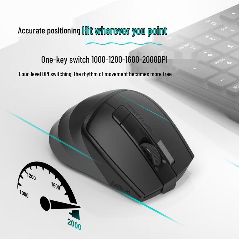 A4Tech FB45CS Air Wireless Dual-Mode Silent Mouse