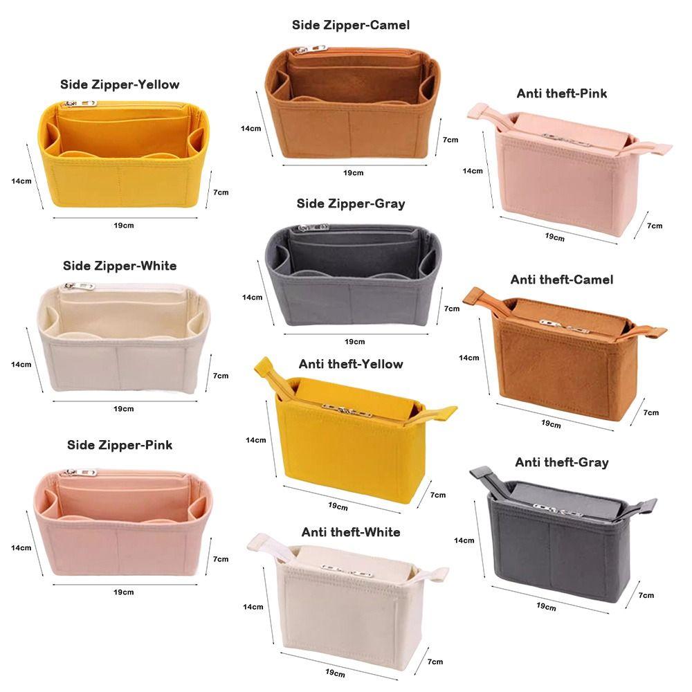 Felt Insert Liner Makeup Organiser Pouch Handbag Tote Bag Internal Bag Cosmetic Storage Bag