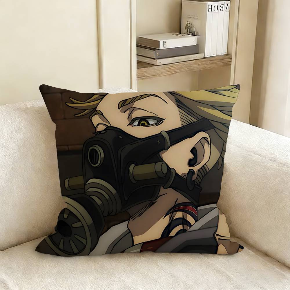 

Enjin GGachiakuta Pillow Case Living Room Sofa Cushion Cover Suitable For Home Bedroom Room Decoration 30x30cm