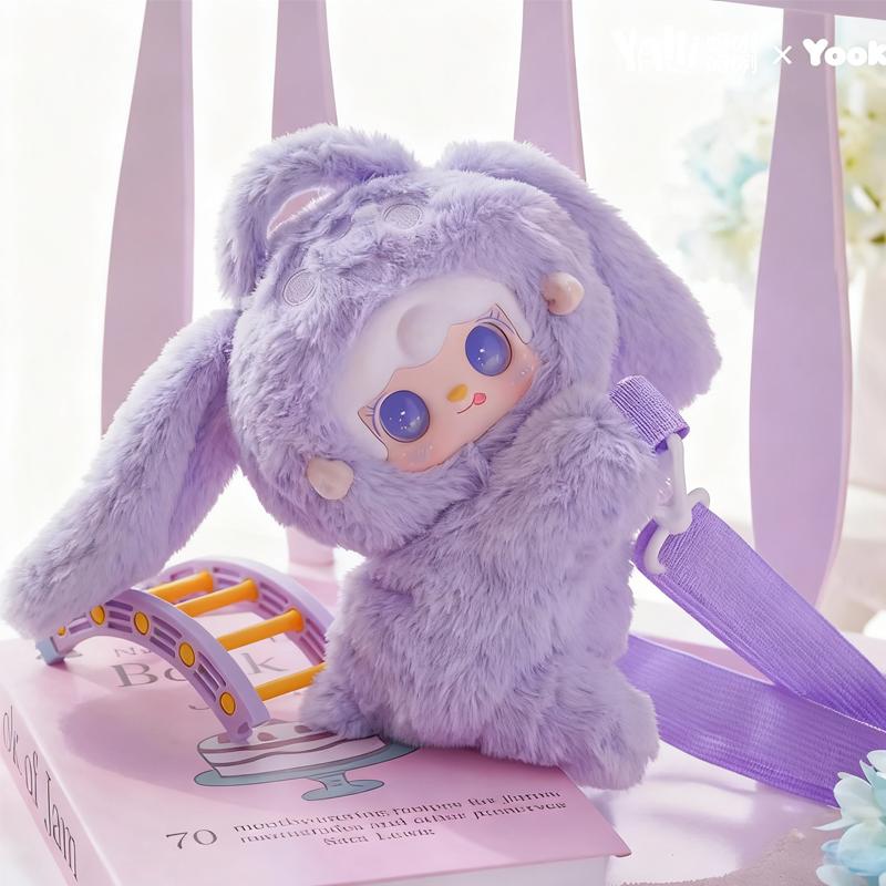 Yooki V8 Begleitende Ni Serie Vinyl Plüsch Blind Box Niedliche Kaninchen Geldbörse Puppe Umhängetasche Trendige Spielzeuge Mystery Box Überraschung Langlebiges Geschenk