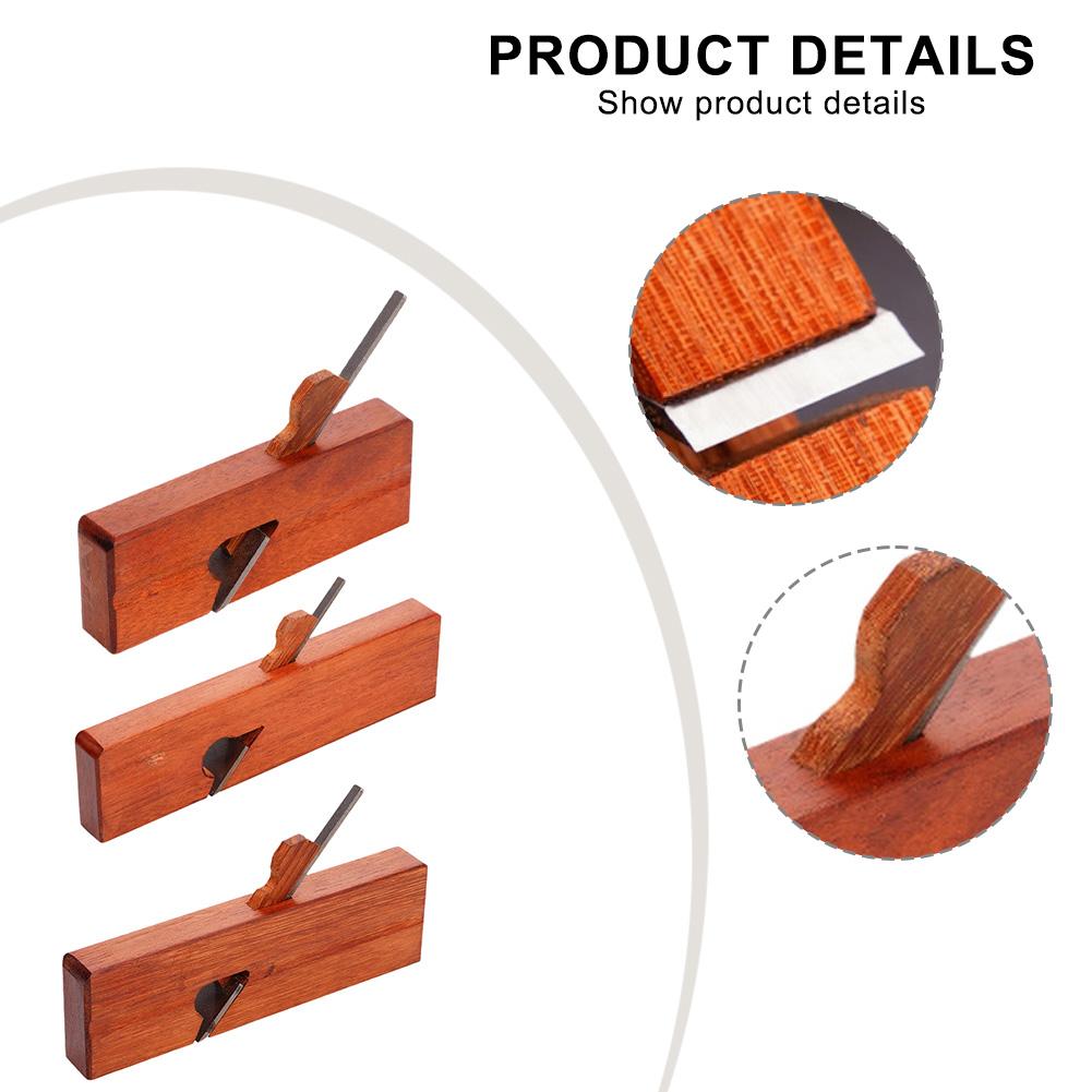 Woodworking Tool Mini Hand Plane Compact Storage Contoured Grip Ergonomic Design Versatile Application Crafting Activities