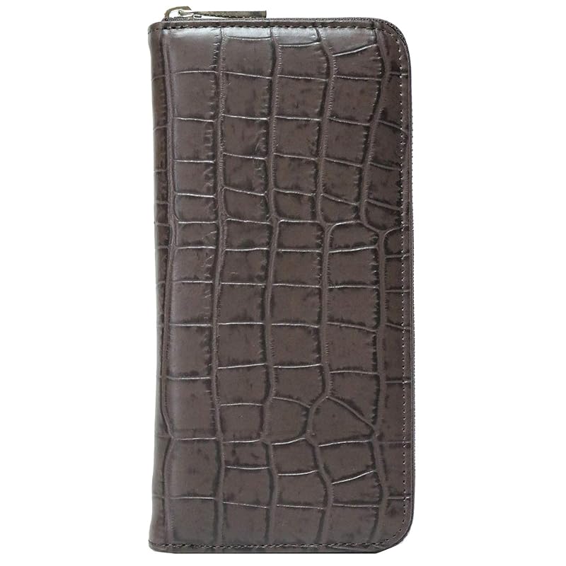 

[Berkut] brown genuine leather cowhide leather wallet round zipper long wallet round zip long wallet men s ladies bifold bi-fold male woman long