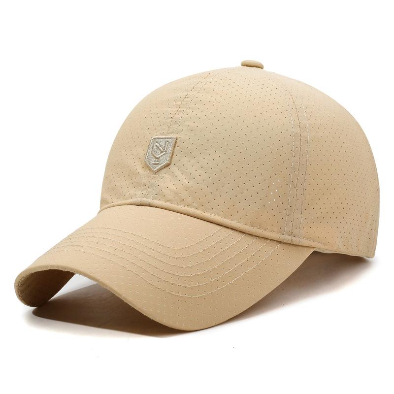 Summer Embroidered Letter Baseball Cap Quick-Drying Hat Men Outdoor Breathable Sunshade Hat