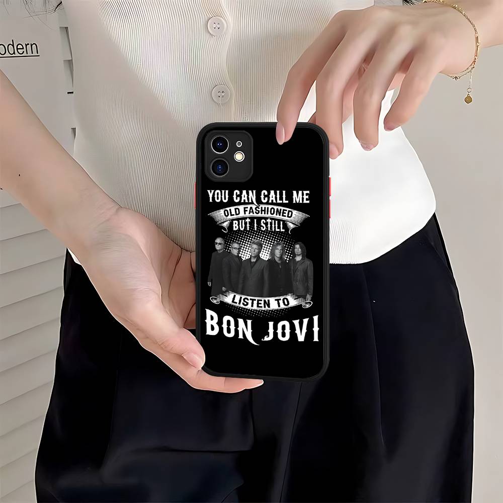 B-BonS J-Jovi Phone Case For IPhone 16e 16 15 14 13 12 11 Pro Max X XS Max Plus Matte Clear