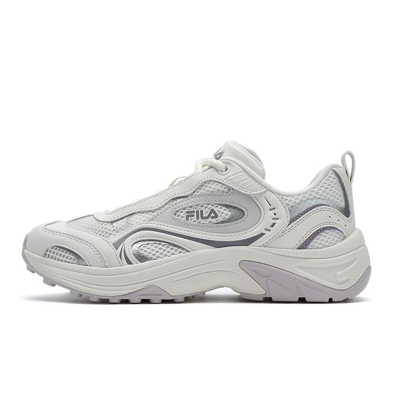 New FILA FLUXION Sichuan Flow Shoes Low Top Casual Shoes Women's White Purple F12W532115FSC