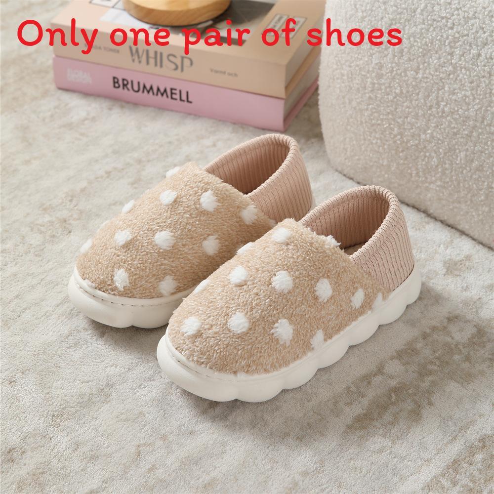 Winter Plush Slippers For Women And Men With Nonslip Sole And Bear Print Design For Home Comfort