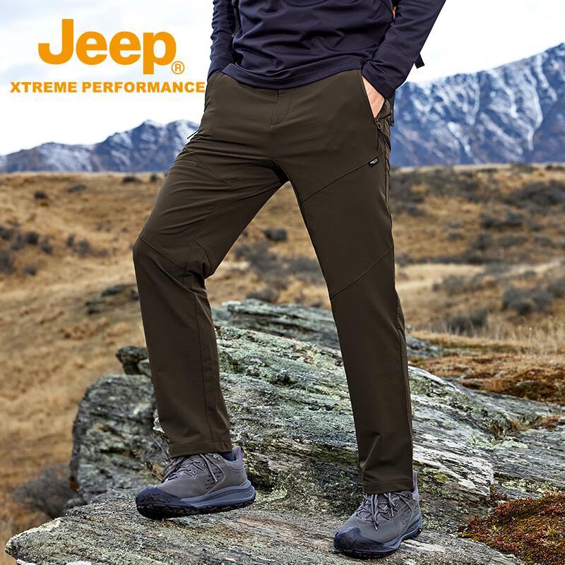 Jeep Men's Breathable Windproof Waterproof Outdoor Cargo Pants