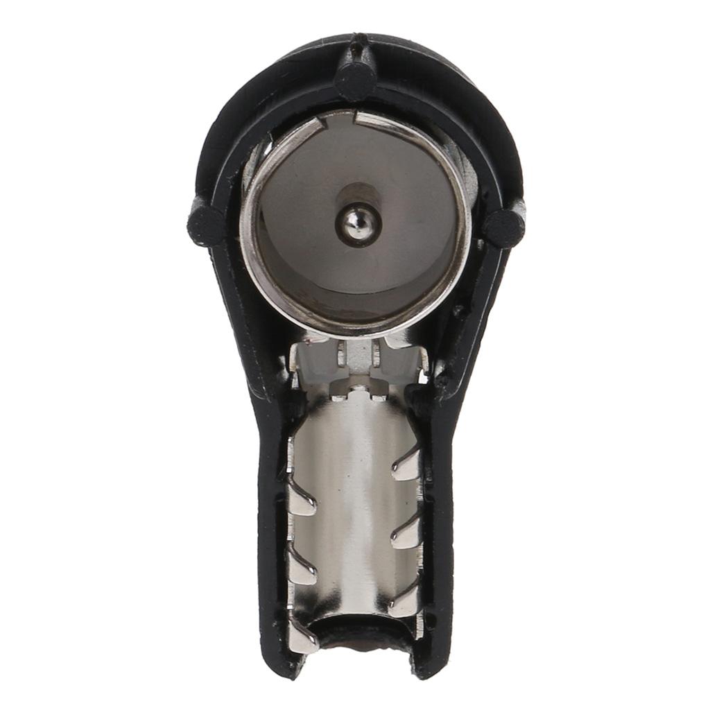 Durable Car Radio Stereo ISO Male Crimp Aerial Connector Convert Bare Wires Automotive Adapter Antenna Easy Installation