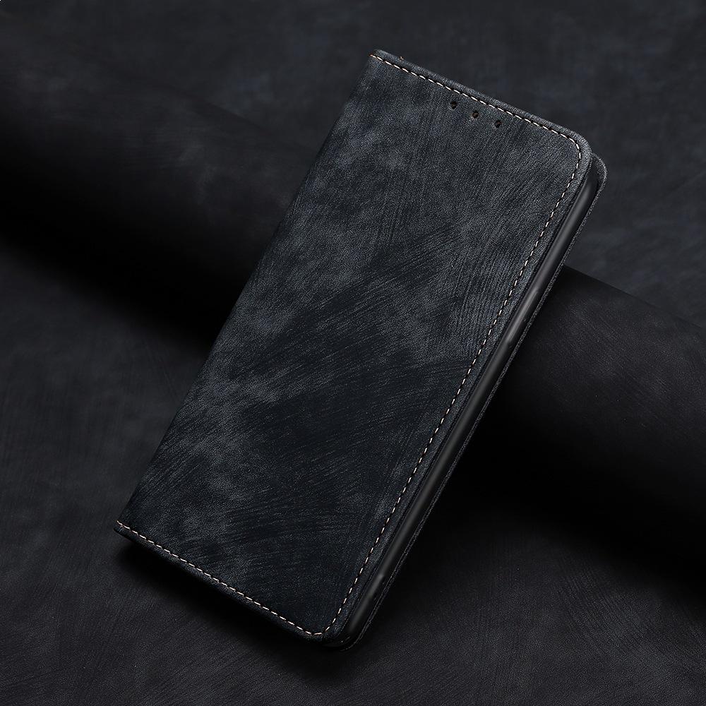 

Чехол-книжка для Sharp Aquos Sense 8: Кожаный кошелек R9 Pro для Wish 5 Sharp Aquos R6 чёрный