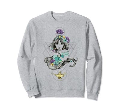 Disney Aladdin Colorful Boho Jasmine Graphic Sweatshirt