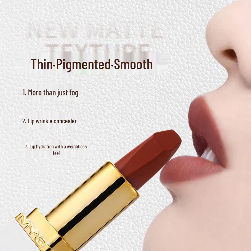 MYG Wasserdichter Nude-Lippenstift: Atemberaubend, Antihaftbeschichtet, Nicht Ausbleichend, Feuchtigkeitsspendend, Bestseller