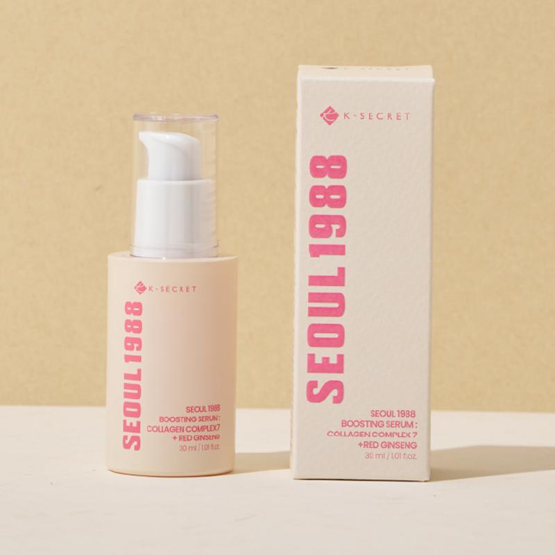 K-SECRET Seul 1988 Güçlendirici Serum: Kollajen Kompleksi 7 + Kırmızı Ginseng 30ml
