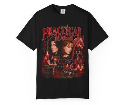 Practical Magic, 90s Witchy, Horror Movie Halloween Black Unisex T-Shirt S-5XL