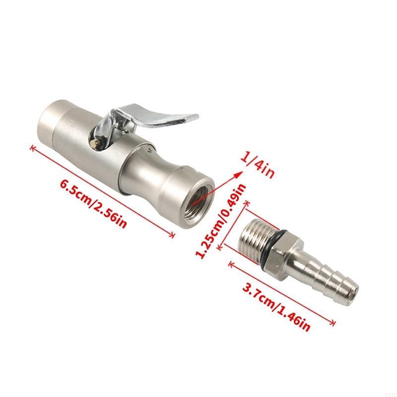 2025 Ny Låse Luftchuck Med Høy Holdbarhet Med 1/4 Tomme FNPT Lukket Design For Dekkpumper & Kompressorer Nei