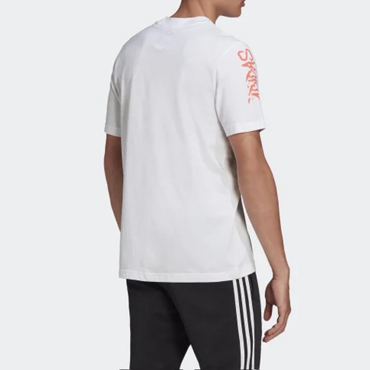Adidas Originals Trefoil Round Neck Short Sleeve T-Shirt Men Tops White GJ7770