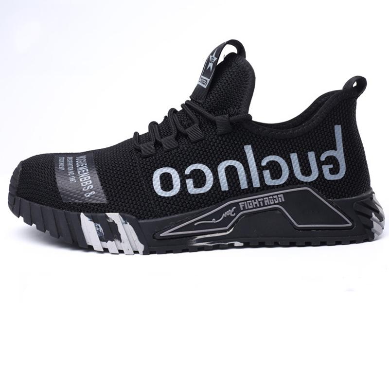 Men Work Safety Shoes Steel Toe Cap Indestructible Shoes Anti-smash Anti Puncture Work Sneakers Wear Resistant Protective Shoes