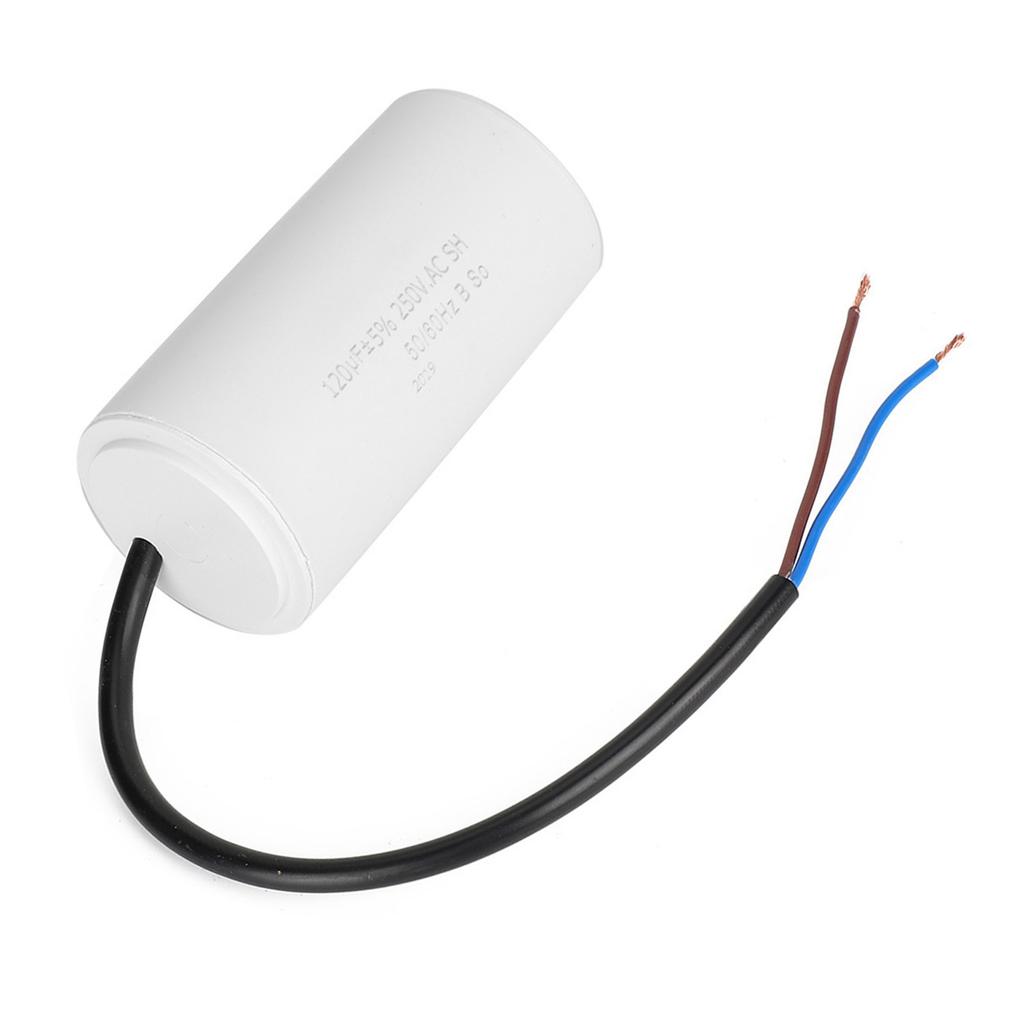 CBB60 Betriebskondensator mit Kabel 250 V AC 120 uF 50/60 Hz für Motorkompressor
