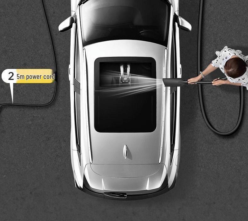 High-Suction Dual-Use Vacuum: Ideal for Home Renovation, Car Wash, Initial Cleaning, and Grout Cleaning.