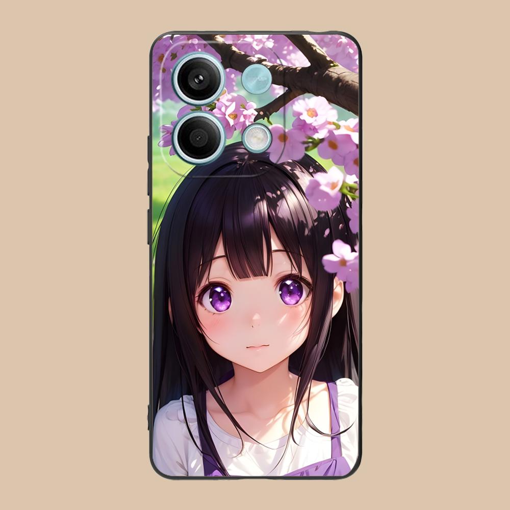 Hyouka Chitanda Matte TPU Mobile Phone Case for POCO F8 F7 F6 F5 F4 F3 F2 Pro GT C75 C71 C65 C61 C40 Pro Ultra Colorful Cover