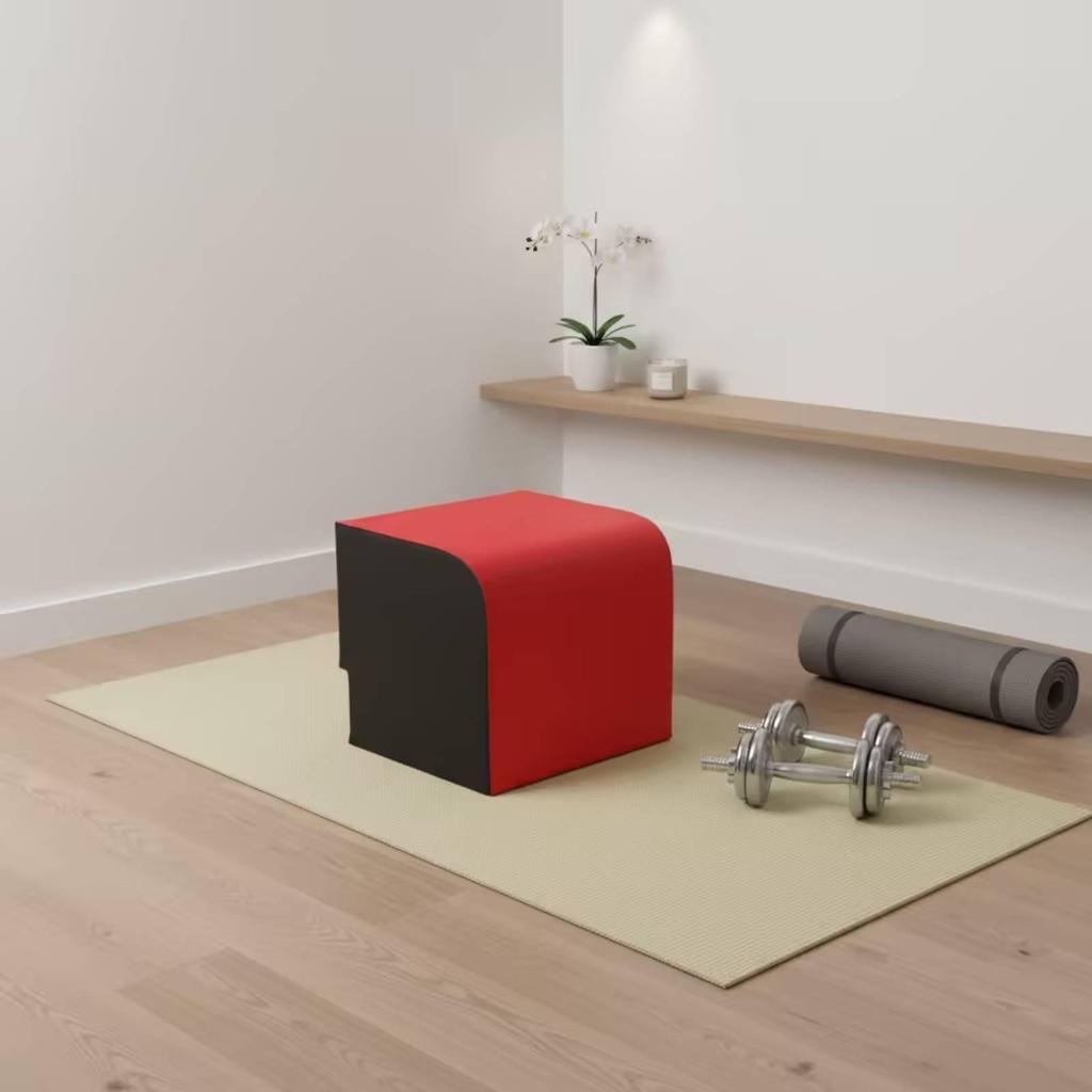 Hip Thrust Box Soft Block Waterproof for Home Gym, Stretching Corners