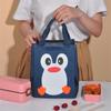 Isolierte Lunchtasche mit Pinguin-Motiv, niedlich für Damen und Kinder, Thermotasche, Bento-Box, Kühltasche, Aufbewahrungsbehälter für Reisen und Picknicks, praktischer Einsatz