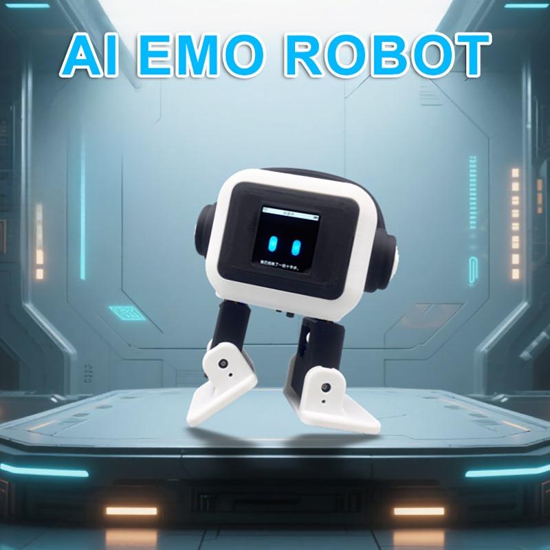 Yapay Zeka Masaüstü Duygu Robotu Yapay Zeka İletişimi Akıllı Robot ESP32-S3 Akıllı Etkileşimli Sohbet ve Dans Eden Robot Çocuklar İçin Hediye