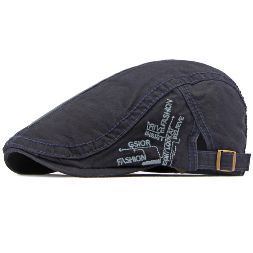 HT4634 Berets Spring Summer Autumn Men Women Cap Artist Painter Beret Hat Male Female Adjustable Ivy Flat Cap Cotton Beret Cap