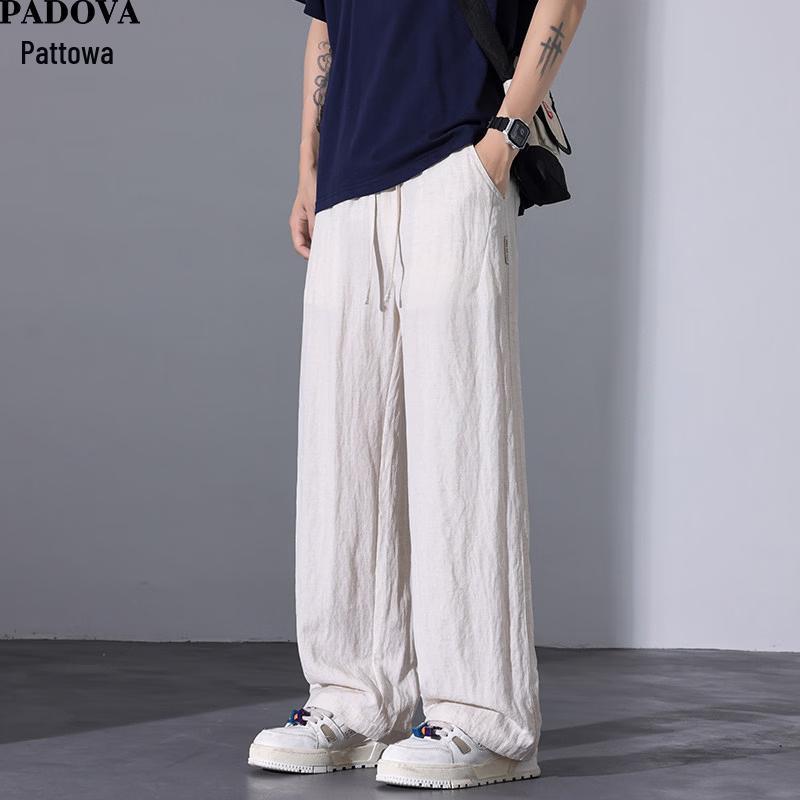 Patova Summer Drape Linen Ice Silk Casual Pants 3XL