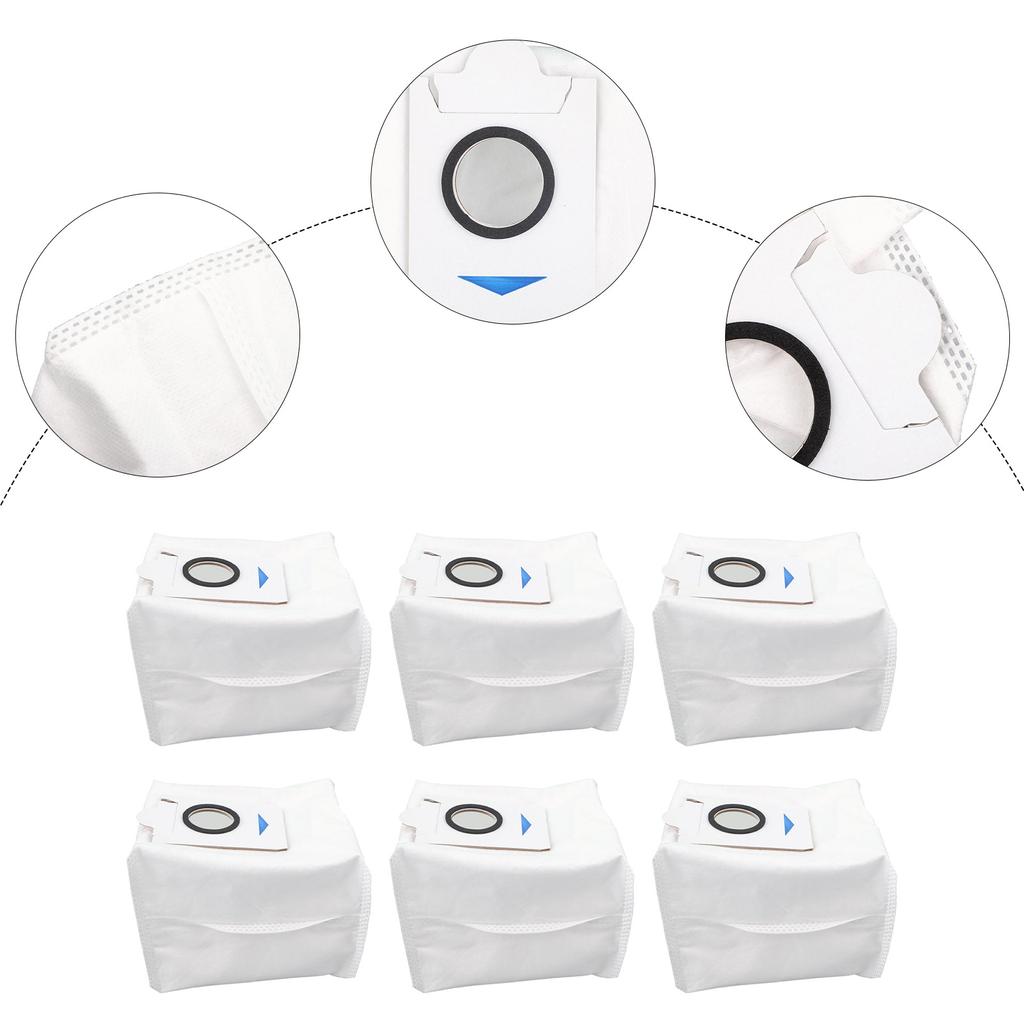 Replacement Dust Bags Robot Vacuum Bags Home Cleaning Durability Efficient Dust Release High Quality Materials