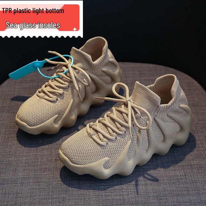 Modne na 2024 rok Octopusowe Trampki Casualowe Flyknit: Oddychające, Koreański Styl, Skarpety Buty Unisex