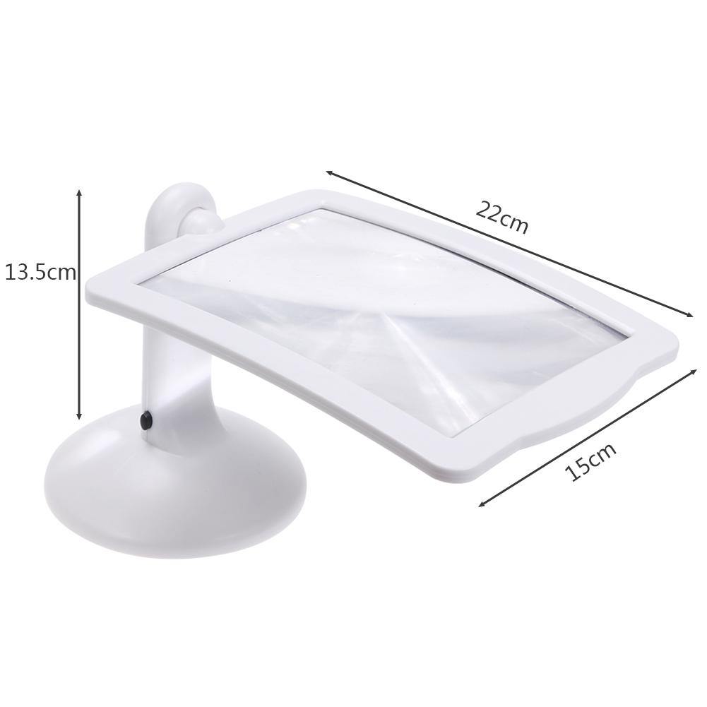 3X 180° Rotatable Magnifying Glass Handsfree Loupe Screen Reading Magnifier Foldable Multi-function Convenient with LED Light