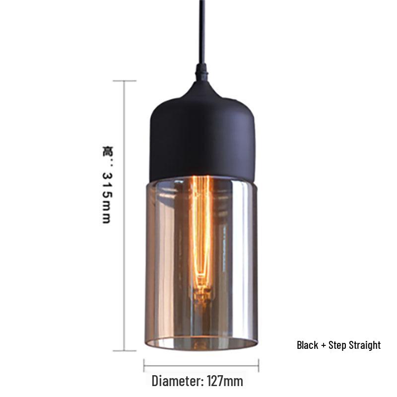 Industrial-Style Glass Ball Pendant Light for Restaurant & Bar