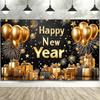 Banner 2026 Background Cloth 150x100CM New Year Wall Decor Cloth New Year Backdrop  Porch Sign