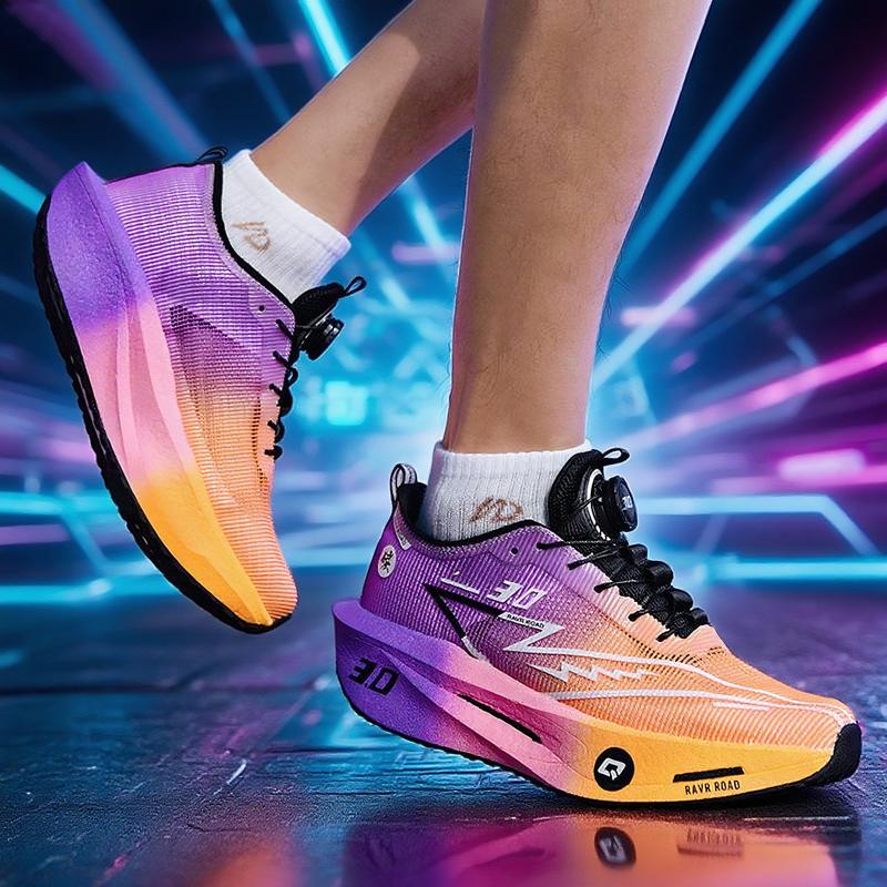 Primary and secondary school students carbon board running shoes professional competitive sports shoes physical education class lightweight