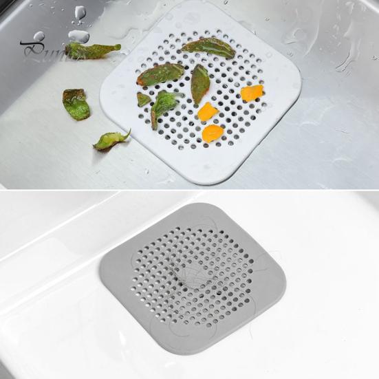 Abflusssieb mit Saugnäpfen, rutschfest, gleichmäßiges Netz, gleichmäßiger Wasserfluss, verhindert Verstopfen der Haare, verformungsfreier Abflussfilter