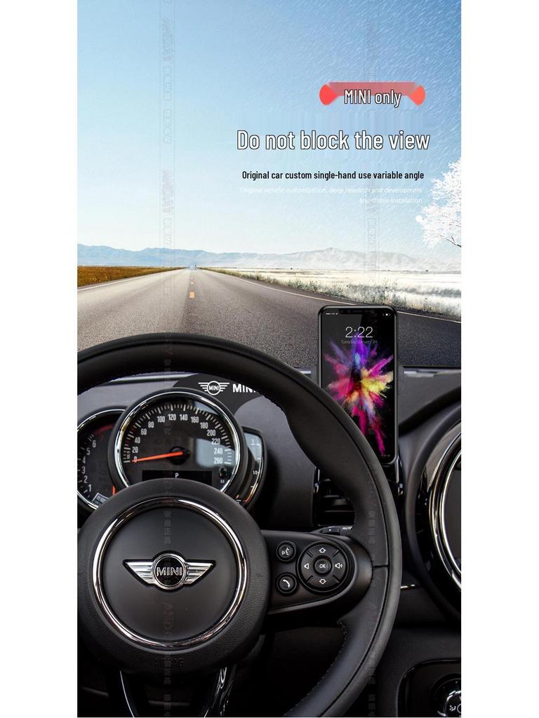 Supporto per telefono per cruscotto BMW Mini Cooper, Design pieghevole per R50/R55/F54