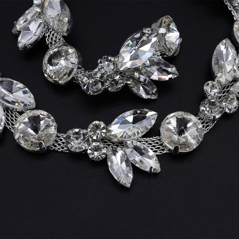 Markis Strass Klo Kedja för DIY Aftonklänning och High-End Modeaccessoarer