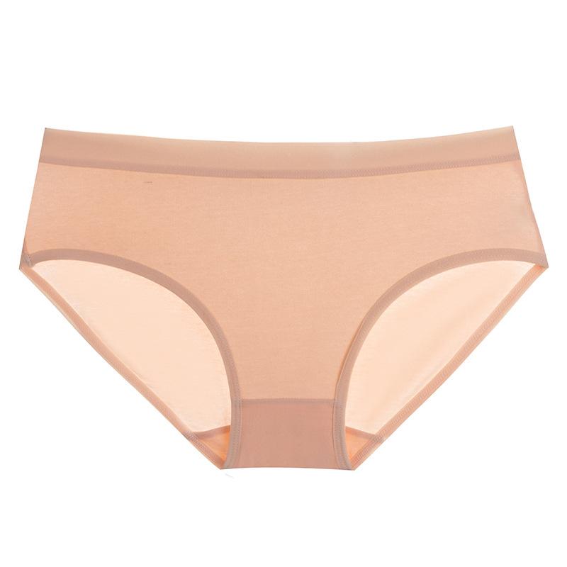 Women's Underwear All Cotton Seamless Comfortable Breathable Simple Sweet Sexy Large Briefs
