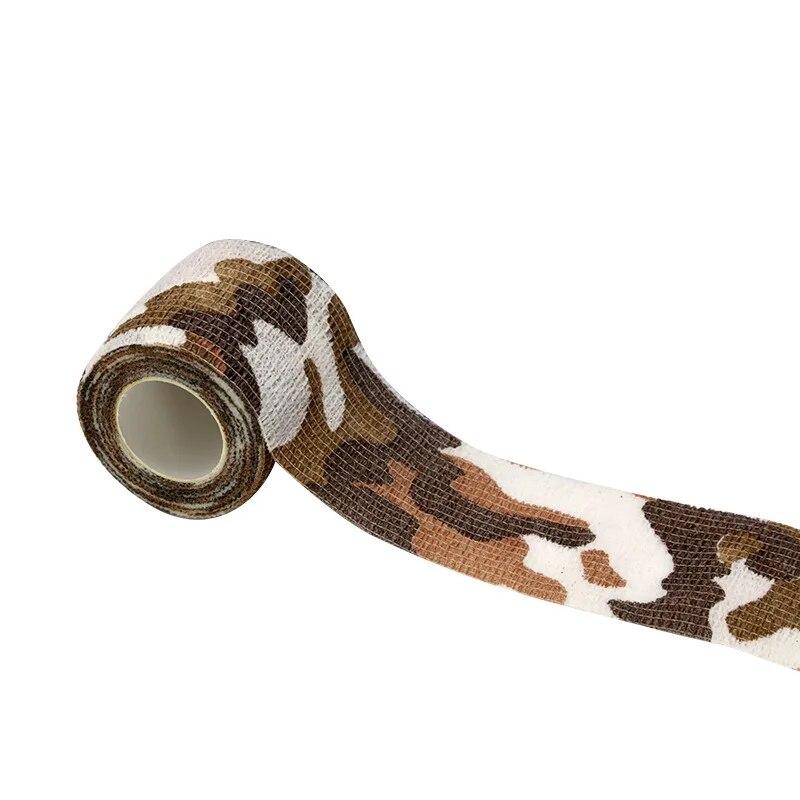 Telescopic Non-woven Fabric Outdoor Camouflage Tape Hunting Camouflage Tape Finger Protection High Elastic Movement