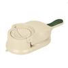 2in1 Dumpling Maker DIY Wrapper Presser Manual Ravioli Empanadas Dough Skin Molder Machine Multi-function Household Kitchen Tool