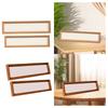 1 Rectangular Wooden Art Frame Picture Calligraphy Poster Table Or Wall Mount for Room Bedroom