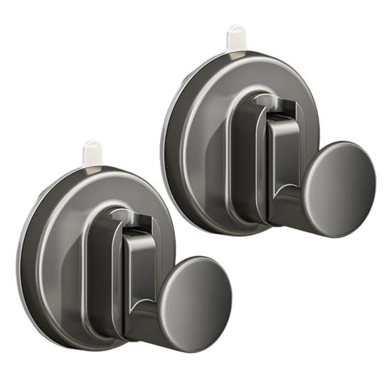 1/2/4/6Pcs Suction Cup Hooks No Drill Suction Towel Holder Multifunctional Glass Door Hooks Bathroom Hanging Hooks